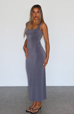 Golden State Of Mind Maxi Dress Charcoal