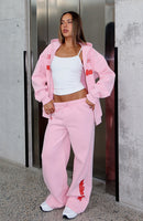 Ready To Go Wide Leg Sweatpants Pink