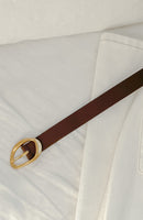 Lou Belt Chocolate/Gold