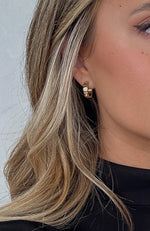 In My Moment Earrings Gold