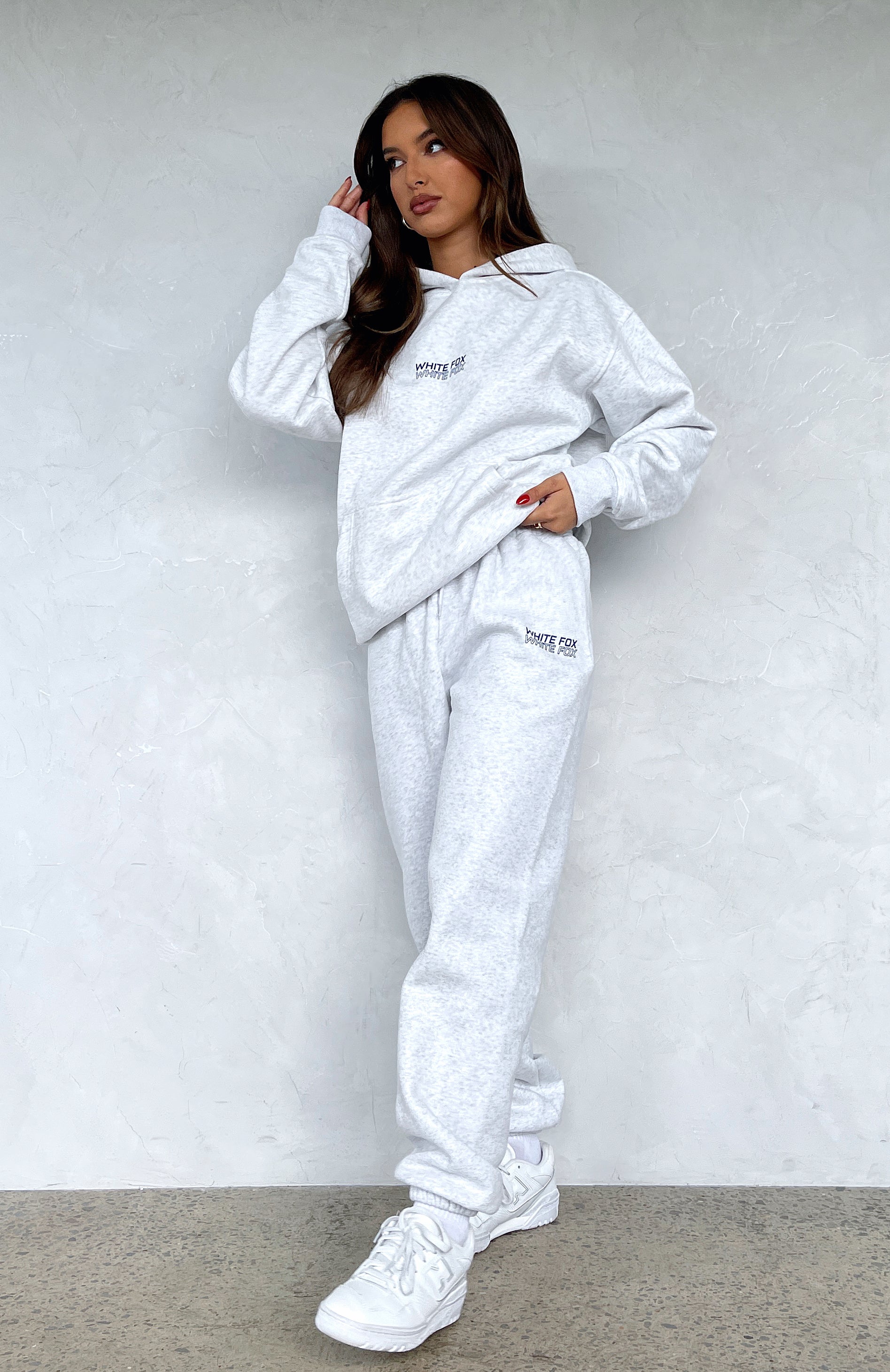 In Transit Sweatpants Grey Marle | White Fox Boutique