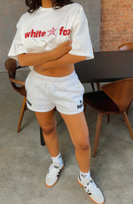 From The Archives Charli Lounge Shorts Grey Marle