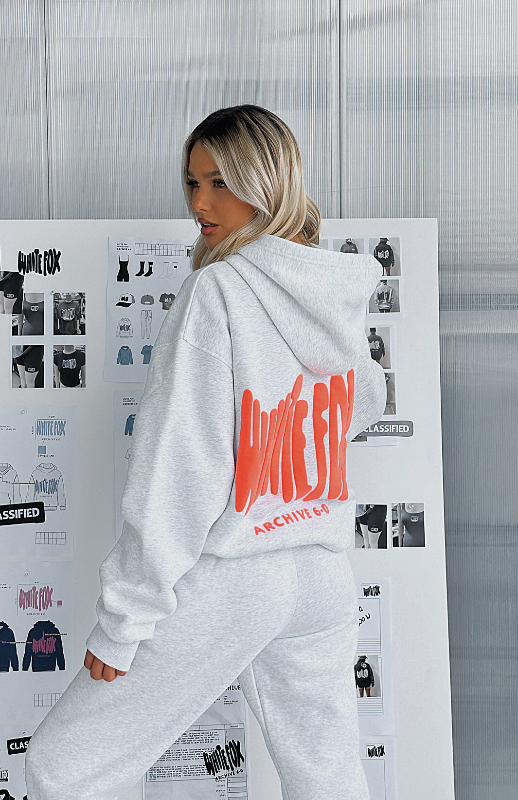 Archive 6.0 Oversized Hoodie Cloudburst | White Fox Boutique