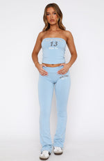 Team New York Flare Pants Dusty Blue