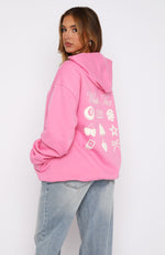 Lucky Charms Oversized Hoodie Pink