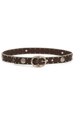 Jude Belt Chocolate/Silver