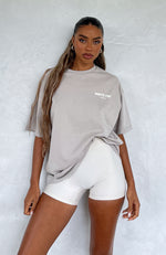 Just Your Style Oversized Tee Grey