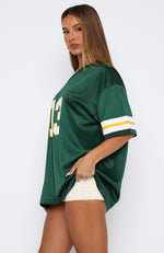 Friday Night Lights Oversized Jersey Dark Green