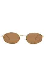 Kora Sunglasses Gold/Chocolate