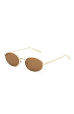 Kora Sunglasses Gold/Chocolate