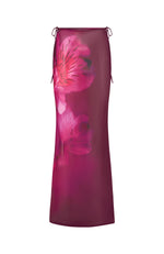 Luminous Maxi Skirt Berry Lush