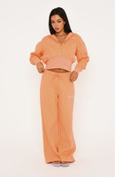 Wishing For It Wide Leg Sweatpants Peach