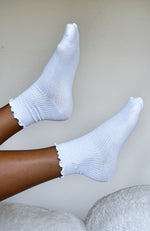 Me Time Socks White