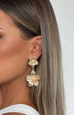Moana Statement Earrings Gold