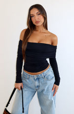 Midnight Express Long Sleeve Top Black