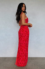 New Beginnings Maxi Dress Raspberry Delight