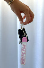 Next Level Strap Keychain Pink