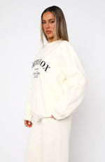 Decade Classics Essential Oversized Sweater Cream