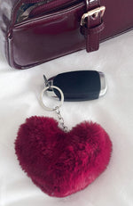 Jaxon Key Ring Deep Red