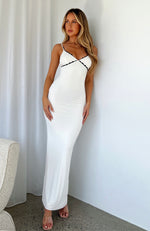 Only The Young Maxi Dress Off White