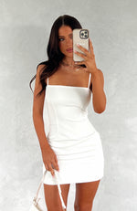 Only Want You Mini Dress White