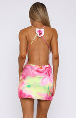 Your Biggest Fan Mini Dress Tropical Floral