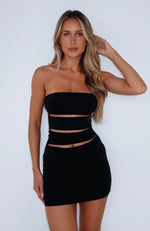 Picture To Burn Mini Dress Black