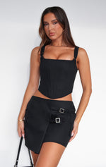 Dime Piece Mini Skirt Black