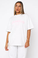 Decade Classics Global Oversized Tee Grey Marle