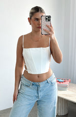 Unknown Places Bustier White