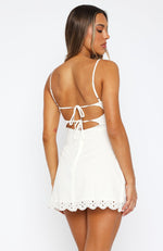 Spin Me Mini Dress White