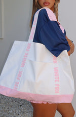 Queen Energy Tote Bag Off White/Pink