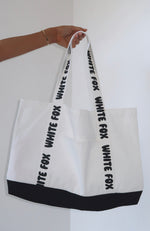 Queen Energy Tote Bag Off White/Black