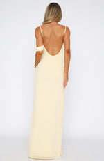 Love Blossoms Maxi Dress Lemon