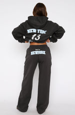 Team New York Track Pants Charcoal