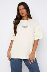 13th Avenue Oversized Tee Off White