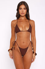 Summer Anthem Bikini Top Chocolate