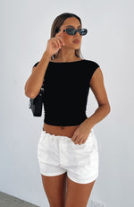 Skip The Line Shorts White