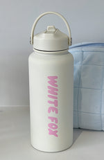 Staying Hydrated Drink Bottle Off White/Pink