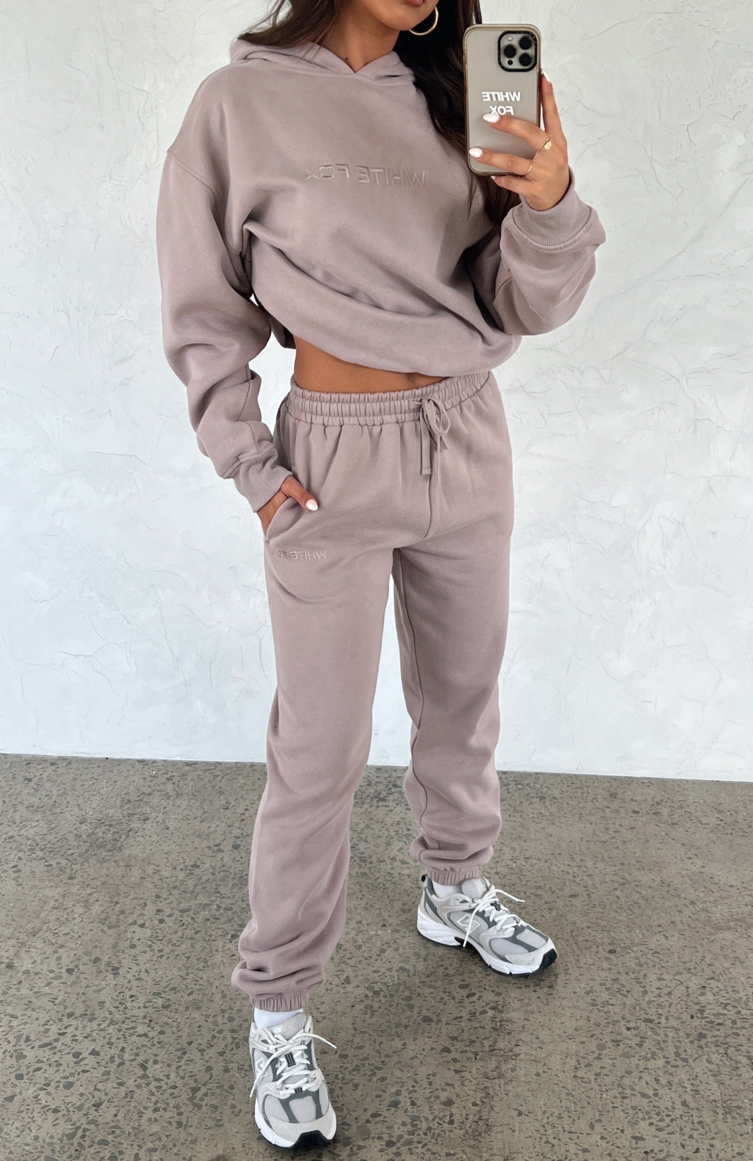 Stay Lifted Sweatpants Cinnamon | White Fox Boutique