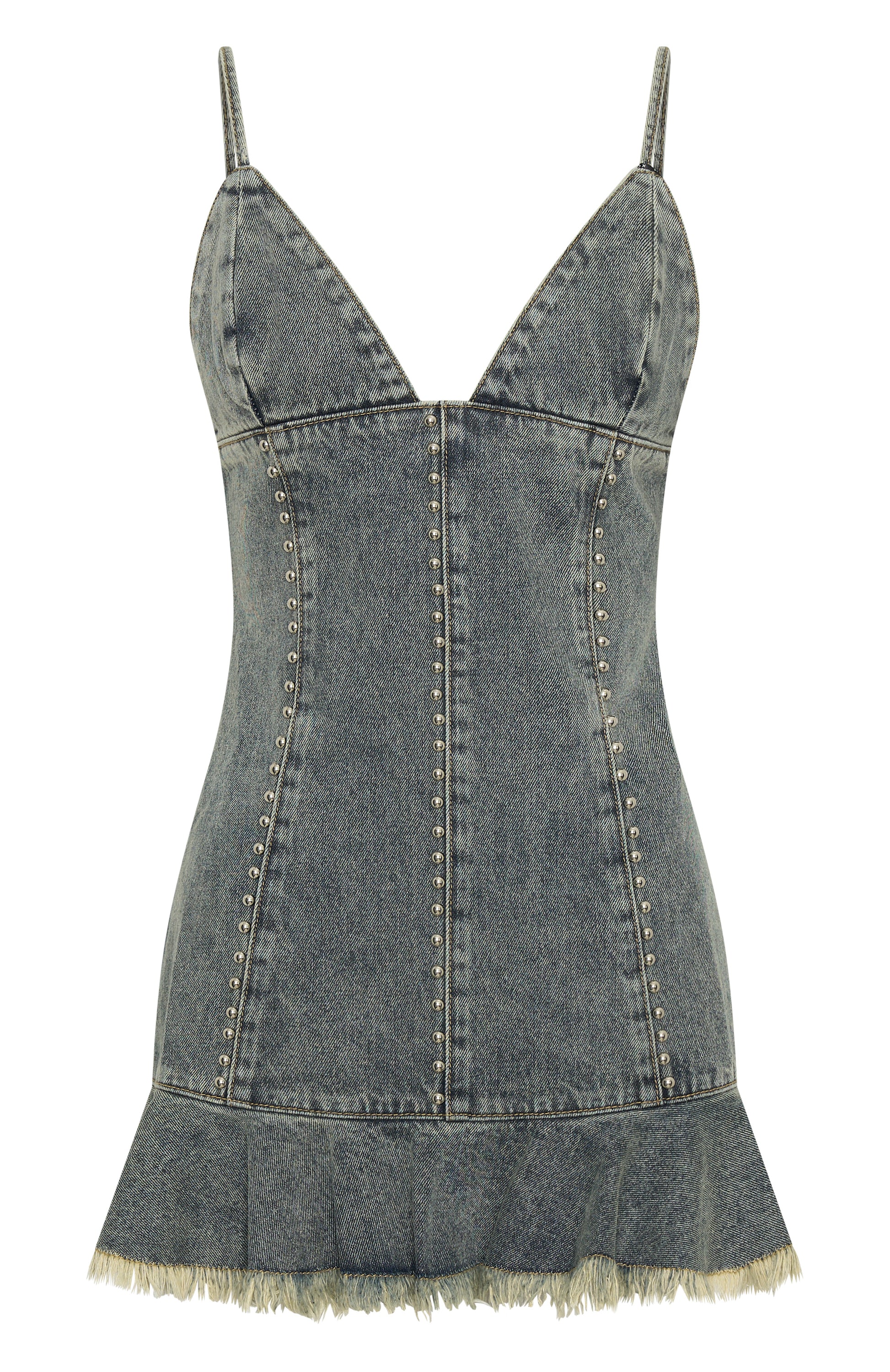 white christmas dresses Sweet And Sour Denim Mini Dress Sand Wash