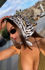 Take A Second Look Head Scarf Leopard Spritz
