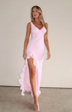 Tell Me Everything Maxi Dress Pink
