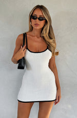 That Kind Of Women Crochet Mini Dress White