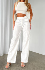 The Things You Are Linen Pants White