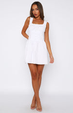 Sassy But Cute Mini Dress White