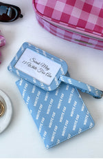 Traveller Passport And Luggage Tag Set Baby Blue