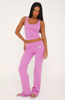 Pillow Talk Club Straight Leg Pants Pink