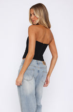 Just Because Bustier Black