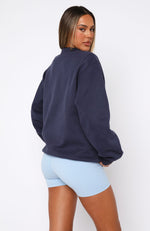 Decade Classics All Time Oversized Sweater Navy